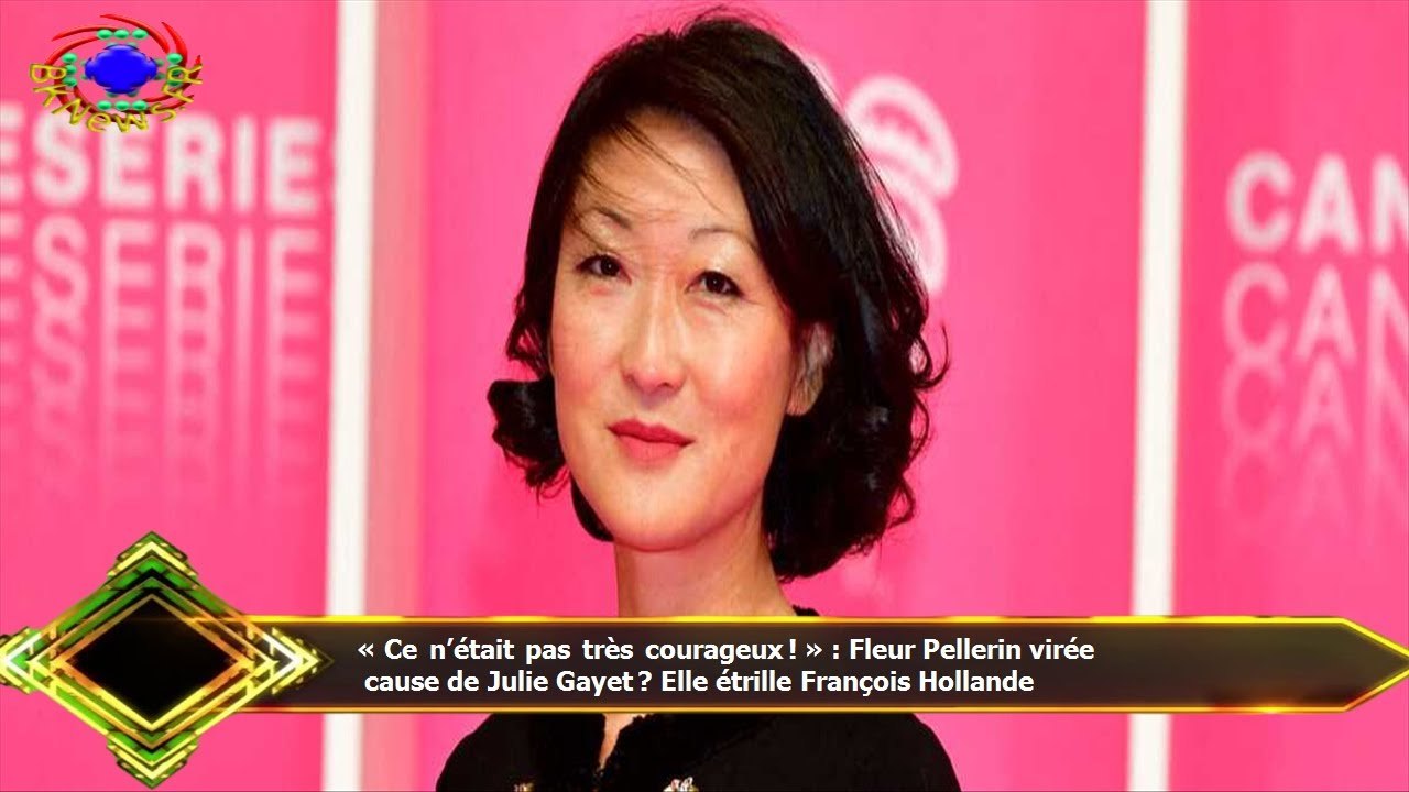 « Ce n’était pas très courageux ! » : Fleur Pellerin virée  cause de Julie Gayet ? Elle étrille Fran