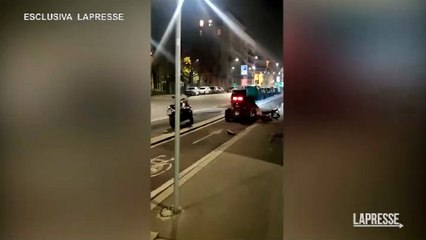 Minicar investe rider a Milano:  "Lo ha fatto di proposito"