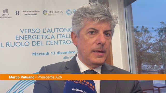 Autonomia energetica, Patuano Italia cresce, può raggiungere il 60%