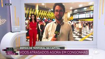 Filas e voos cancelados no Aeroporto de Congonhas após temporais 13/12/2022 14:52:52