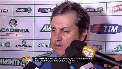 Palmeiras vence Vilhena, mas não evita jogo de volta