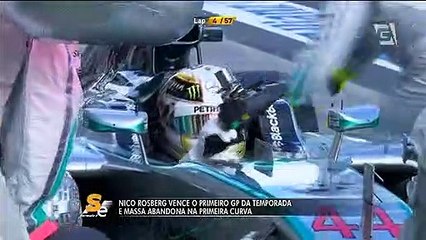 Rosberg vence primeiro GP da temporada, enquanto Massa abandona
