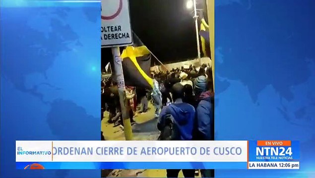 Crisis en Perú: Cierran el aeropuerto de Cusco y suspenden viajes en tren a Machu Picchu por protestas