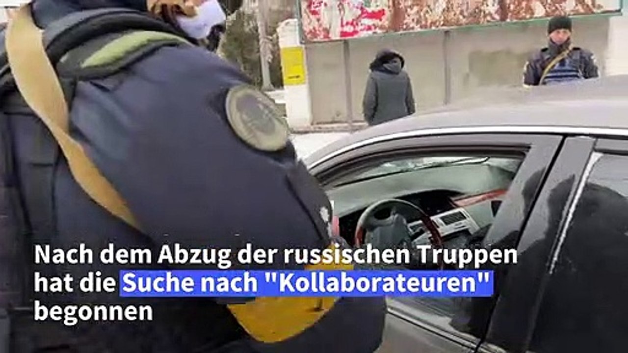 Ukraine: Suche nach 'Kollaborateuren' in Cherson