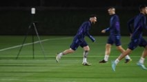 Messi se entrena junto a la selección de Argentina para el partido frente a Croacia
