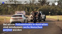 Sechs Tote bei Polizeieinsatz in Australien