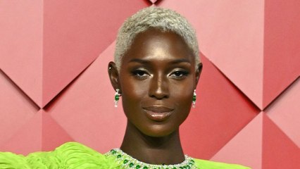 Jodie Turner-Smith's Sheer Neon Gown Had the Most Dramatic Floor-Length Sleeves