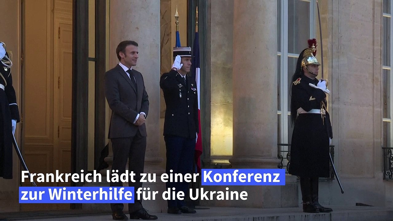 Ukraine: Paris lädt zu Wiederaufbau-Konferenz