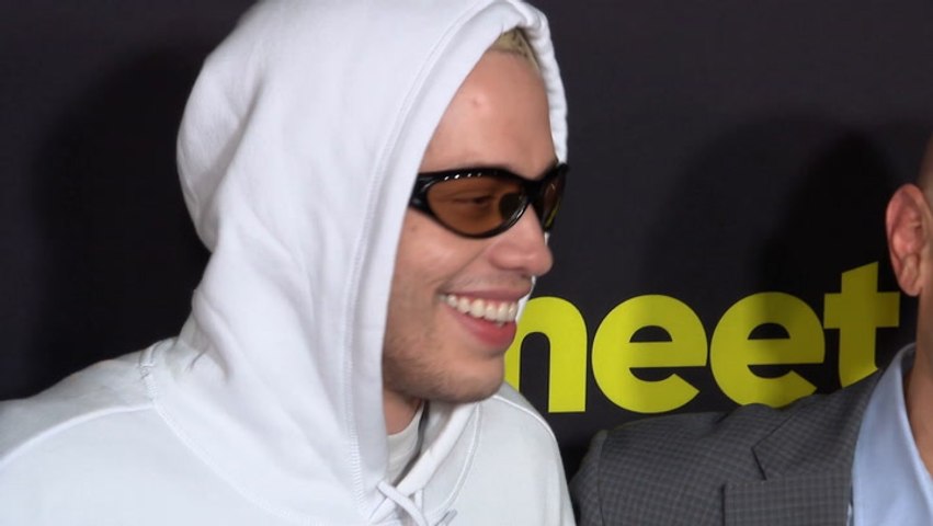 Pete Davidson Shows Off Calvin Klein Boxers & NY Giants Tattoo