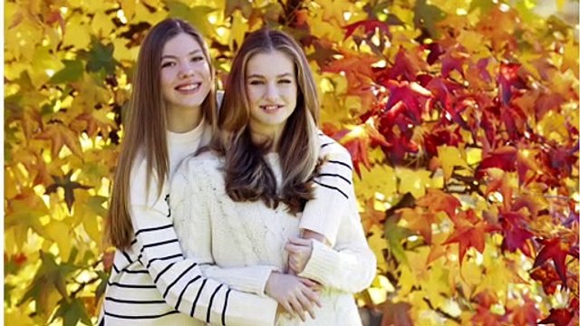 Una imagen otoñal de las princesas, felicitación navideña de los Reyes este 2022