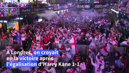 Mondial: la joie des supporters de la France après la victoire contre l'Angleterre