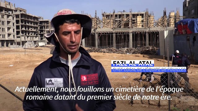 Des archéologues de Gaza découvrent un cimetière romain complet