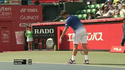 Favoritos, Wawrinka e Nishikori avançam às semis em Tóquio