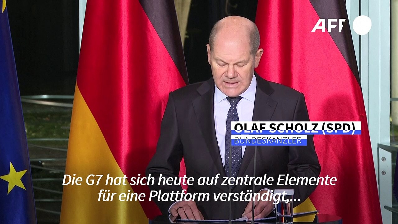 Scholz: Wiederaufbau der Ukraine wird 'Menschheitsaufgabe'