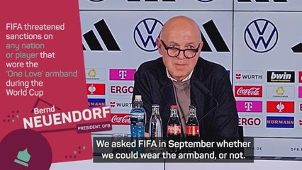 'We asked FIFA in September' - DFB President left frustrated over 'One Love' armband