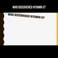 Who discovered vitamin C?