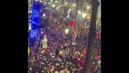 Marocco in semifinale, a Rabat esplode la festa - Video