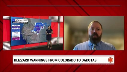 Blizzard conditions begin in north-central