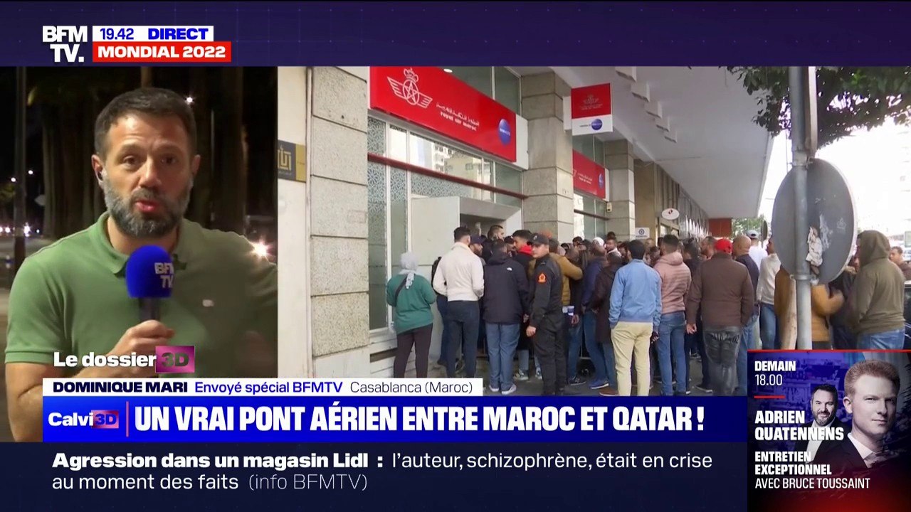 À l'aéroport de Casablanca, au Maroc, plus de 3...