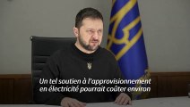 Secteur énergétique: l'Ukraine a besoin d'au moins 800 millions d'euros d'aide d'urgence (Zelensky)