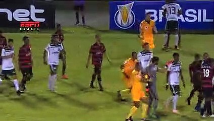 Torcida do Vitória invade gramado na final do Brasileiro Sub-20 contra o Palmeiras