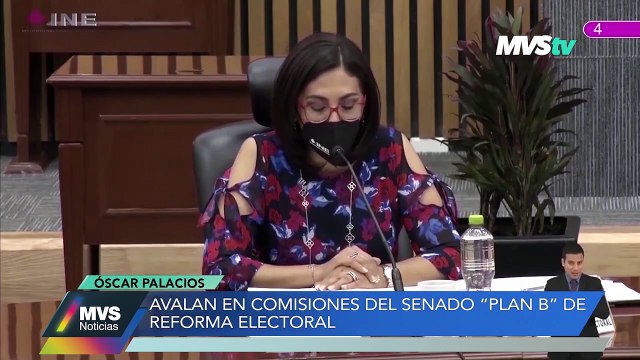 Crónica de la aprobación del Plan B en el Senado MVS Noticias 13 dic 2022