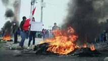 Manifestantes tomam aeroporto em Arequipa