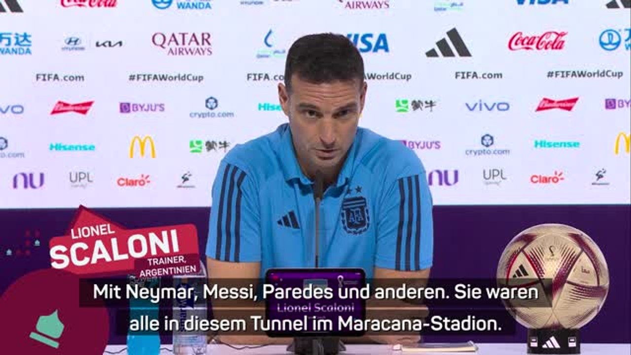 Scaloni zu kritik: "wissen uns zu benehmen"