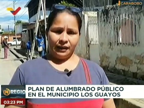 Carabobo | 1X10 del Buen Gobierno realiza Plan de Alumbrado Público en el mcpio. Los Guayos