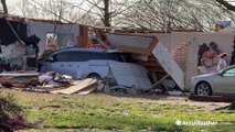 Cleanup efforts in Oklahoma after tornado