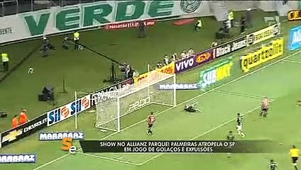 Com gol de cobertura de Robinho, Verdão vence Tricolor por 3 a 0