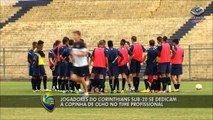De olho no profissional, jogadores do Corinthians sub-20 se dedicam à Copinha