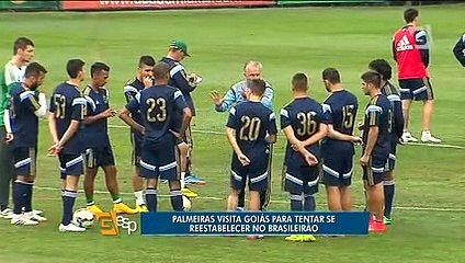 Verdão se prepara para enfrentar o Goiás no Serra Dourada
