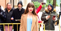 Lily Collins Paired Her Coordinating Set With the Most Unexpected Coat