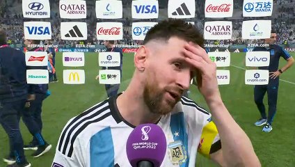 Lionel Messi : "On vit un moment incroyable"