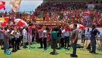 Uruguaio Loco Abreu é apresentado como um dos reforços do Bangu para o Carioca