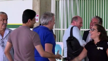 Presidente do PSG, Nasser Al Khelaifi, visita o Instituto Neymar Jr