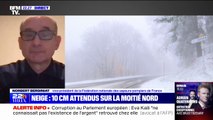 Neige et verglas: Norbert Berginiat, vice-président de la Fédération nationale des sapeurs-pompiers de France, conseille de 