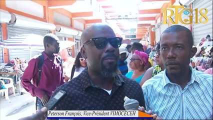 Divès Komèsan nan Mache Modèn Taba, mande leta mete sekirite pou anpeche yo pèdi machandiz yo.