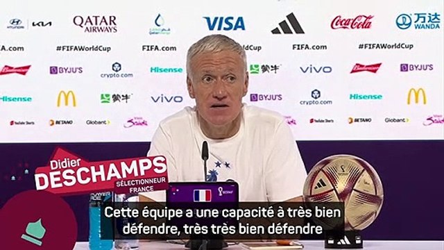 France - Deschamps : Le Maroc ne serait pas là sans ses qualités offensives