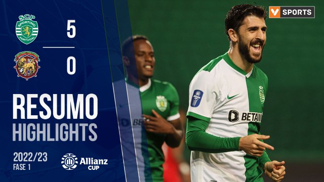 Highlights: Sporting 5-0 Marítimo (Taça da Liga 22/23 - Fase 1 - Jornada 3)