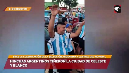 Télécharger la video: Hinchas argentinos tiñeron la ciudad de celeste y blanco