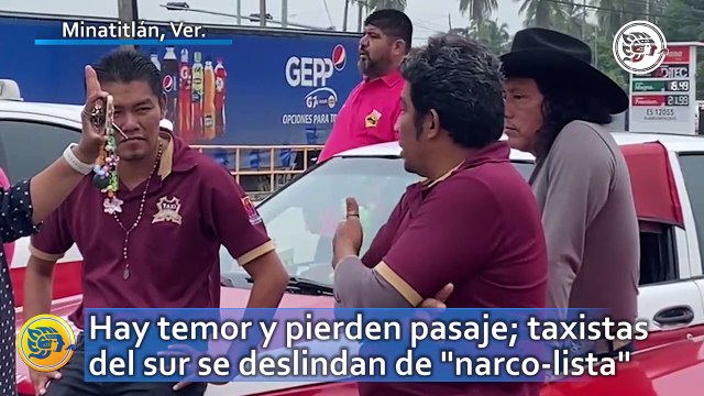 Hay temor y pierden pasaje; taxistas del sur se deslindan de narco-lista