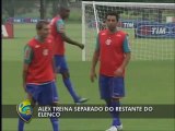 Alex Silva se reapresenta, mas treina separado no Flamengo