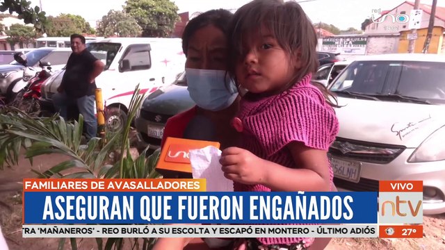 Familia de avasalladores aseguran que fueron engañados