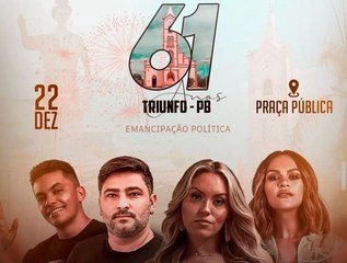 Prefeito de Triunfo (PB) reforça convite para a semana de aniversário do município