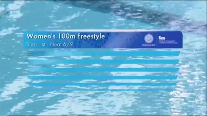 Lana Pudar 100m slobodno kvalifikacije, Melburn 2022