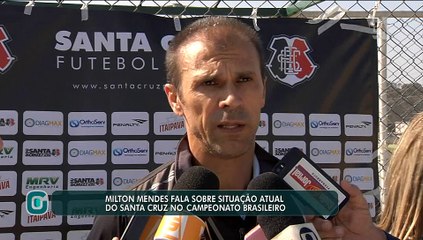 Milton Mendes prepara Santa ofensivo diante do Corinthians