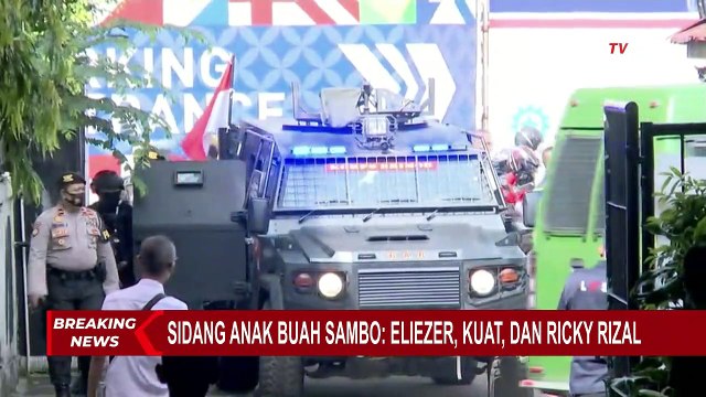 5 Terdakwa Ferdy Sambo, Putri Candrawathi, Eliezer, Ricky Rizal dan Kuat Dihadirkan di Persidangan