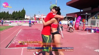Oceane VS Katerina   Long Jump Match 1